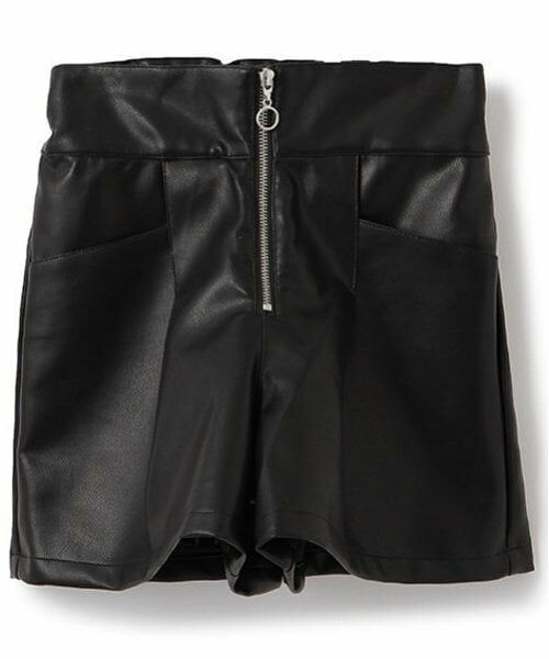 Lovetoxic / ラブトキシック ショート・ハーフ・半端丈パンツ | 【LTXC】レザー風ジップショートパンツ | 詳細3