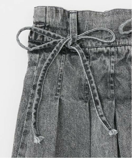Lovetoxic / ラブトキシック ミニ・ひざ丈スカート | 【LTXC】デニムプリーツリボン付スカパン | 詳細3