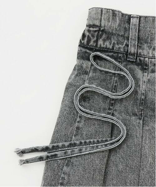 Lovetoxic / ラブトキシック ミニ・ひざ丈スカート | 【LTXC】デニムプリーツリボン付スカパン | 詳細4