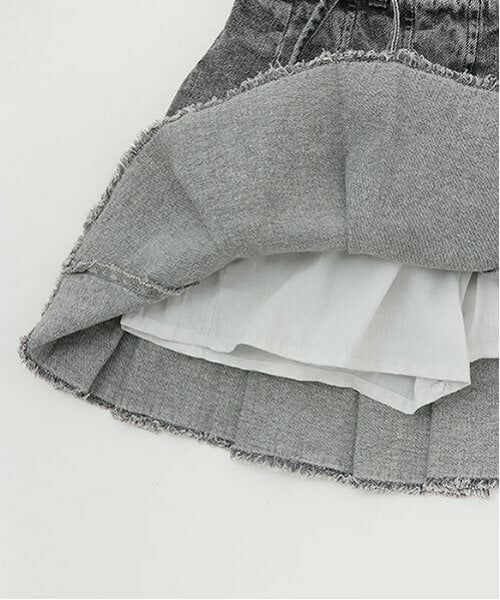 Lovetoxic / ラブトキシック ミニ・ひざ丈スカート | 【LTXC】デニムプリーツリボン付スカパン | 詳細7