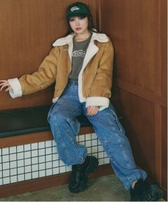 Lovetoxic / ラブトキシック その他パンツ | 【LTXC】ワイドデニムカーゴ