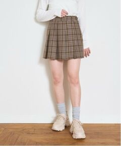 Lovetoxic / ラブトキシック ミニ・ひざ丈スカート | 【起毛】チェックプリーツスカパン