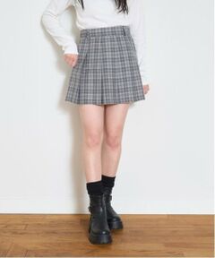 Lovetoxic / ラブトキシック ミニ・ひざ丈スカート | 【起毛】チェックプリーツスカパン
