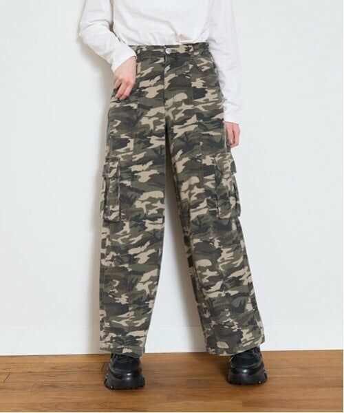 Lovetoxic / ラブトキシック その他パンツ | 【LTXC】カモフラ柄カーゴパンツ（カーキ）