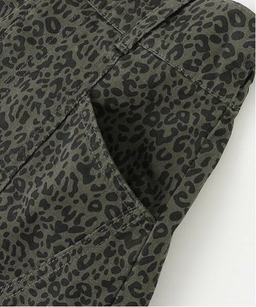 Lovetoxic / ラブトキシック ミニ・ひざ丈スカート | ヒョウ柄切替台形スカパン | 詳細5