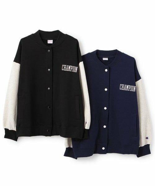 Lovetoxic / ラブトキシック ブルゾン | 【Champion】【綿100％】裏起毛スタジャン | 詳細8