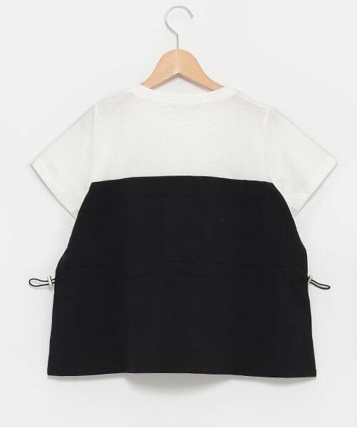 Lovetoxic / ラブトキシック Tシャツ | レイヤードペプラム半T | 詳細1