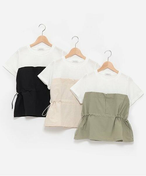 Lovetoxic / ラブトキシック Tシャツ | レイヤードペプラム半T | 詳細7