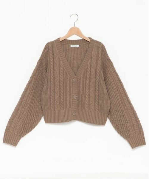 Lovetoxic / ラブトキシック カーディガン・ボレロ | 【洗える】ケーブルニットカーディガン | 詳細12