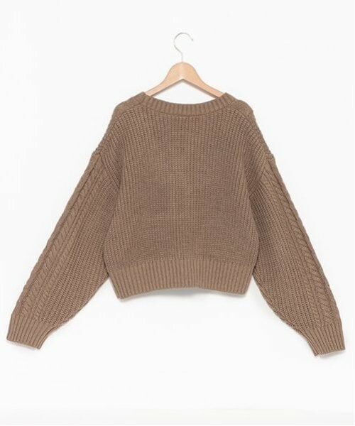 Lovetoxic / ラブトキシック カーディガン・ボレロ | 【洗える】ケーブルニットカーディガン | 詳細5