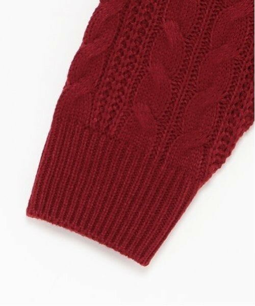 Lovetoxic / ラブトキシック カーディガン・ボレロ | 【洗える】ケーブルニットジップカーデ | 詳細3