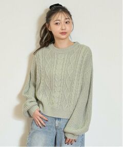 Lovetoxic / ラブトキシック ニット・セーター | 【GOODPRICE】ケーブルニットプルオーバー