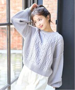 【GOODPRICE】ケーブルニットプルオーバー