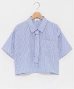 Lovetoxic / ラブトキシック シャツ・ブラウス | 【LTXC】ネクタイつき半袖シャツ