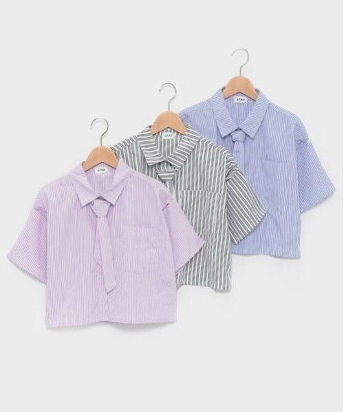 Lovetoxic / ラブトキシック シャツ・ブラウス | 【LTXC】ネクタイつき半袖シャツ | 詳細12