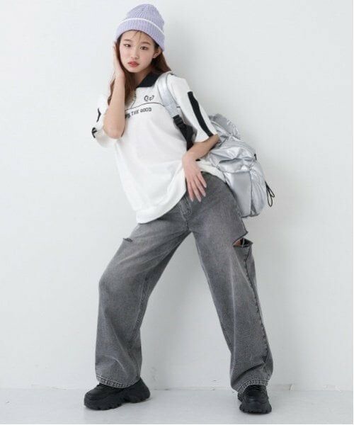 Lovetoxic / ラブトキシック Tシャツ | 【LTXC】ハーフZIPルーズ半T | 詳細1