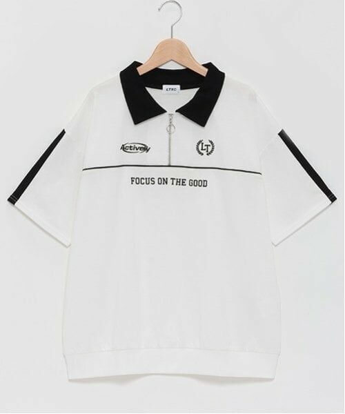 Lovetoxic / ラブトキシック Tシャツ | 【LTXC】ハーフZIPルーズ半T | 詳細12