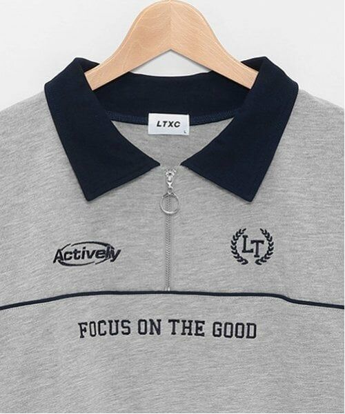 Lovetoxic / ラブトキシック Tシャツ | 【LTXC】ハーフZIPルーズ半T | 詳細6