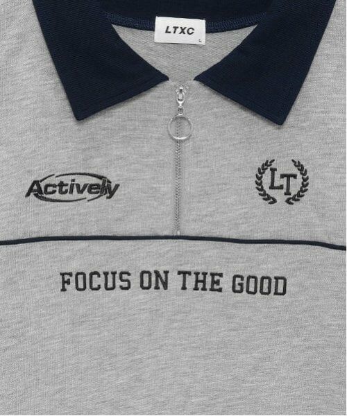 Lovetoxic / ラブトキシック Tシャツ | 【LTXC】ハーフZIPルーズ半T | 詳細8