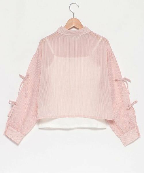 Lovetoxic / ラブトキシック シャツ・ブラウス | インナー付袖リボンシャツ | 詳細2