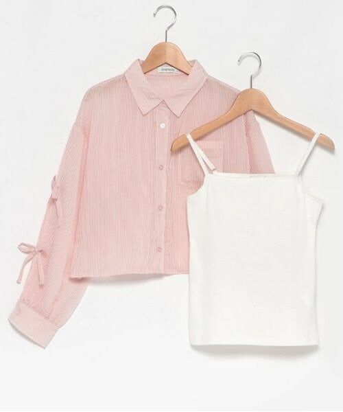 Lovetoxic / ラブトキシック シャツ・ブラウス | インナー付袖リボンシャツ | 詳細3