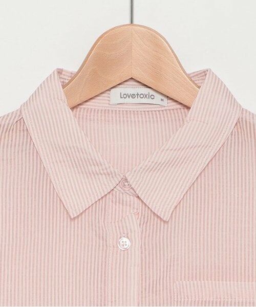 Lovetoxic / ラブトキシック シャツ・ブラウス | インナー付袖リボンシャツ | 詳細4