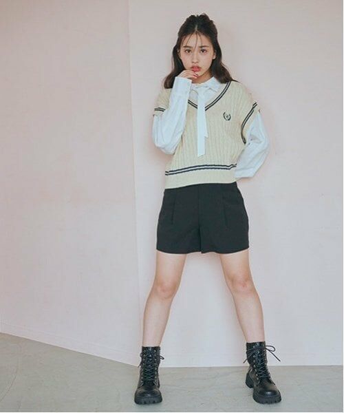 Lovetoxic / ラブトキシック シャツ・ブラウス | ニットベストレイヤードブラウス | 詳細19