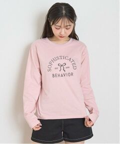 Lovetoxic / ラブトキシック Tシャツ | 【GOODPRICE】リボン刺しゅう長袖Tシャツ