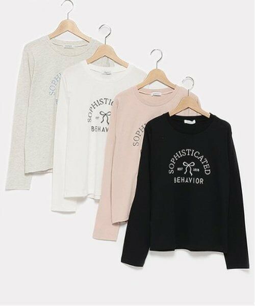 Lovetoxic / ラブトキシック Tシャツ | 【GOODPRICE】リボン刺しゅう長袖Tシャツ | 詳細9