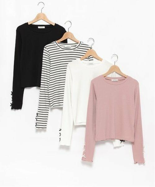 Lovetoxic / ラブトキシック Tシャツ | リボンテレコ長袖Tシャツ | 詳細8