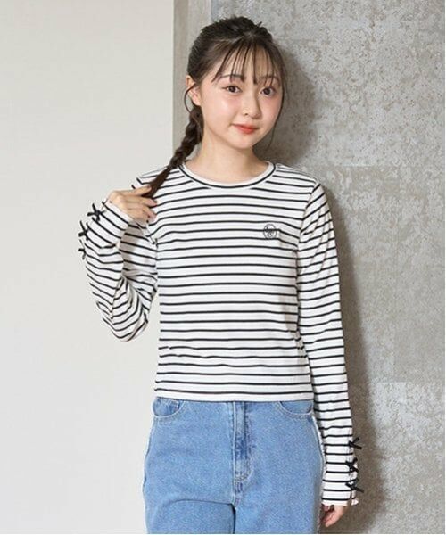 Lovetoxic / ラブトキシック Tシャツ | リボンテレコ長袖Tシャツ（マルチ）