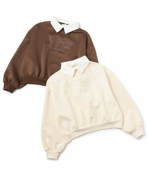 Lovetoxic / ラブトキシック スウェット | 衿つきダンボールプルオーバー | 詳細14