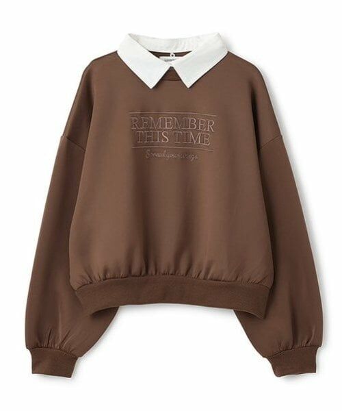 Lovetoxic / ラブトキシック スウェット | 衿つきダンボールプルオーバー | 詳細16