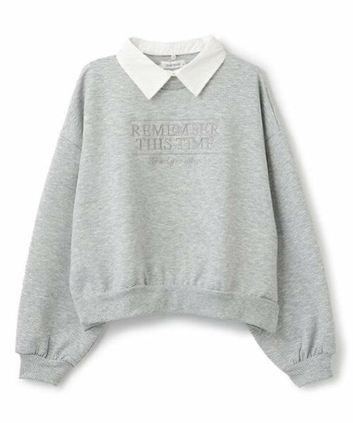 Lovetoxic / ラブトキシック スウェット | 衿つきダンボールプルオーバー | 詳細17