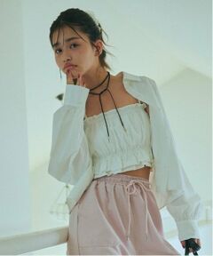 Lovetoxic / ラブトキシック シャツ・ブラウス | ビスチェ付長袖シャツ