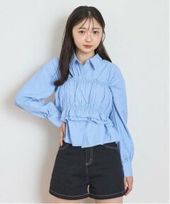 Lovetoxic / ラブトキシック シャツ・ブラウス | ビスチェ付長袖シャツ