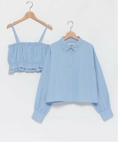 Lovetoxic / ラブトキシック シャツ・ブラウス | ビスチェ付長袖シャツ | 詳細6