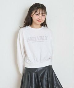 Lovetoxic / ラブトキシック Tシャツ | オーガビッツチュールアップリケ長袖Tシャツ