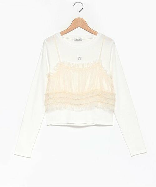 Lovetoxic / ラブトキシック Tシャツ | チュールビスチェインナーSET | 詳細1