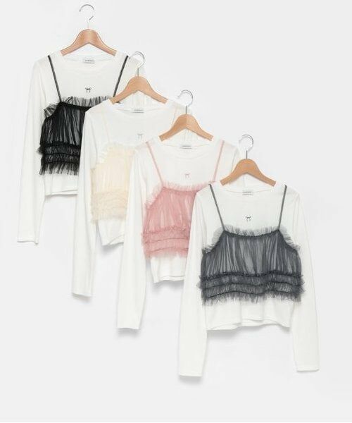 Lovetoxic / ラブトキシック Tシャツ | チュールビスチェインナーSET | 詳細10