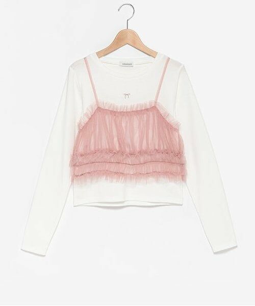 Lovetoxic / ラブトキシック Tシャツ | チュールビスチェインナーSET | 詳細12