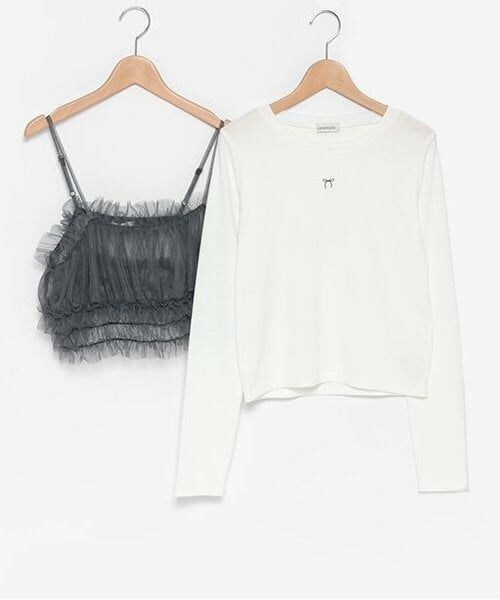 Lovetoxic / ラブトキシック Tシャツ | チュールビスチェインナーSET | 詳細21