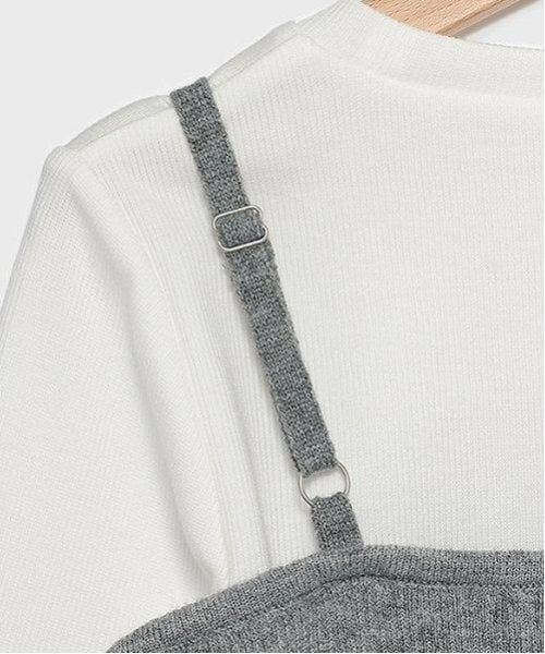 Lovetoxic / ラブトキシック Tシャツ | 【LTXC】インナーつきニットZIPビスチェ | 詳細5