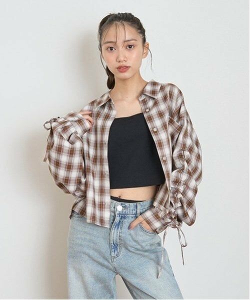 Lovetoxic / ラブトキシック シャツ・ブラウス | 【LTXC】インナーつきチェックシャツ | 詳細2