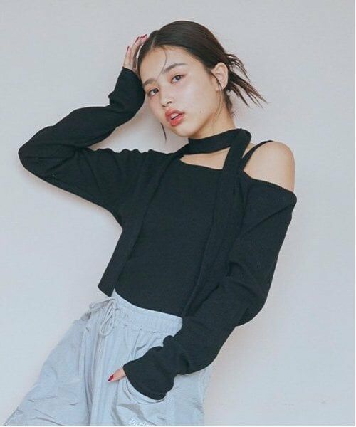 Lovetoxic / ラブトキシック Tシャツ | 【DHOLIC】ボウタイつき長Tシャツ | 詳細2