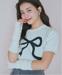 Lovetoxic / ラブトキシック ニット・セーター | 【DHOLIC/洗える】アームカバーつきニット