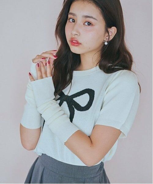 Lovetoxic / ラブトキシック ニット・セーター | 【DHOLIC/洗える】アームカバーつきニット | 詳細1