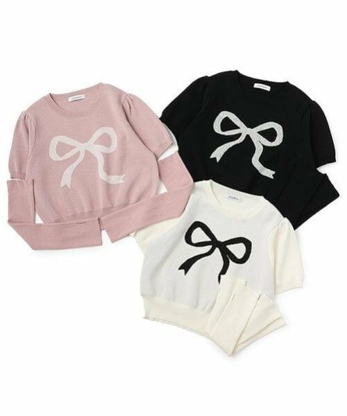 Lovetoxic / ラブトキシック ニット・セーター | 【DHOLIC/洗える】アームカバーつきニット | 詳細13