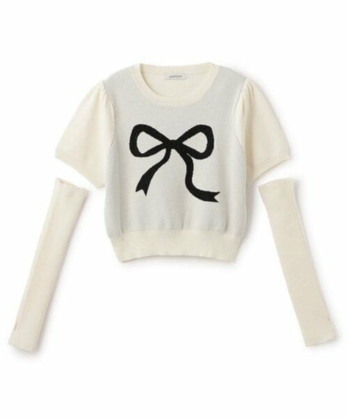 Lovetoxic / ラブトキシック ニット・セーター | 【DHOLIC/洗える】アームカバーつきニット | 詳細14