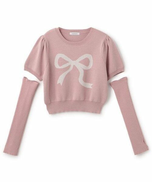 Lovetoxic / ラブトキシック ニット・セーター | 【DHOLIC/洗える】アームカバーつきニット | 詳細15